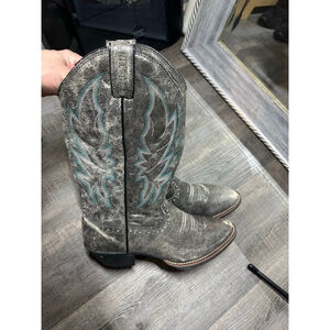 Justin Women's Calimero Graphite Western Boots from Stampede collection Size 8.5